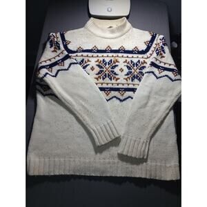 Vtg Distressed Landmark Sweater Men's Size XL